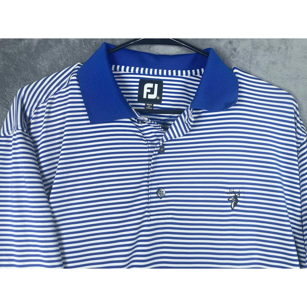 FootJoy Mens Medium Deerwood Country Club PGA Professional Golf Polo Shirt